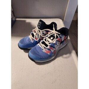 Nike Air Zoom Vapor X Prism Print Tennis Shoes Women's 7 Pre-owned EUC Pink Blue